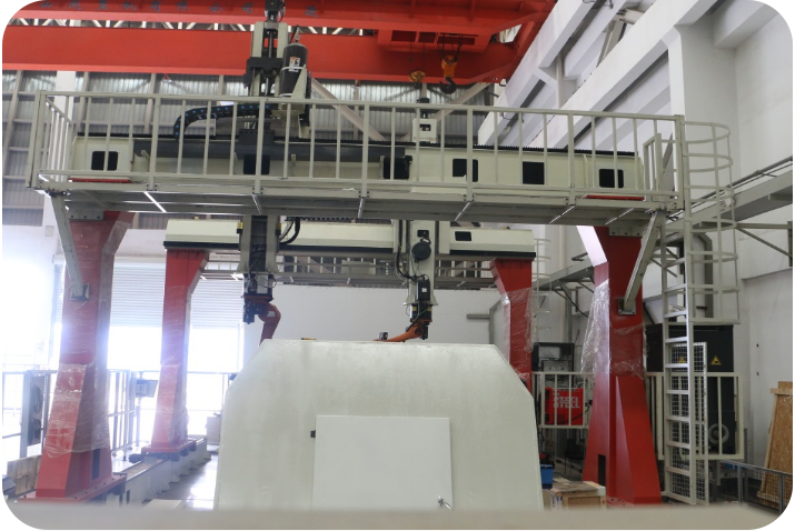 裝甲車車體雙龍門焊接系統