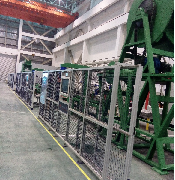 亞星錨鏈橫檔焊接自動化生產(chǎn)線（自動焊接方向）