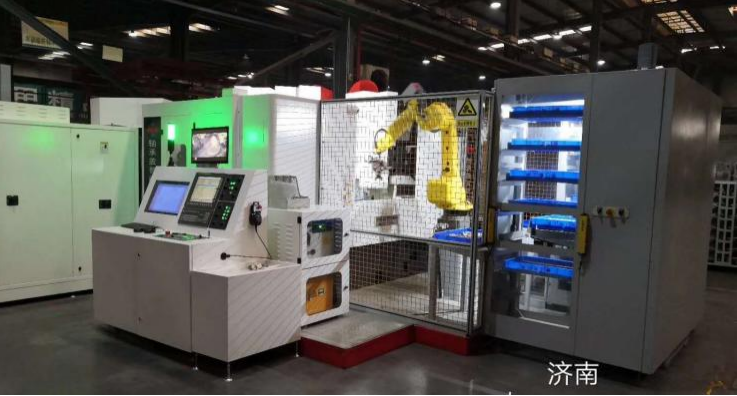 山東重汽軸承蓋加工自動線邊倉庫和上下料系統(tǒng)自動化生產(chǎn)線（自動倉儲和上下料方向）；