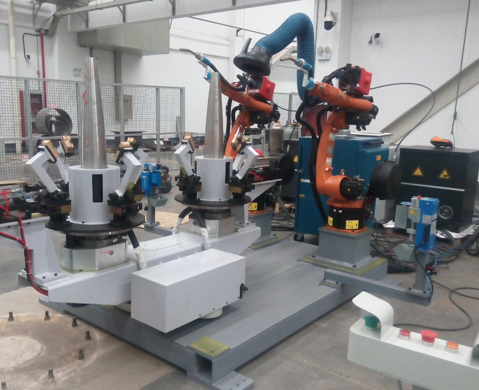 彈體雙機(jī)器人焊接系統(tǒng)（自動焊接方向）